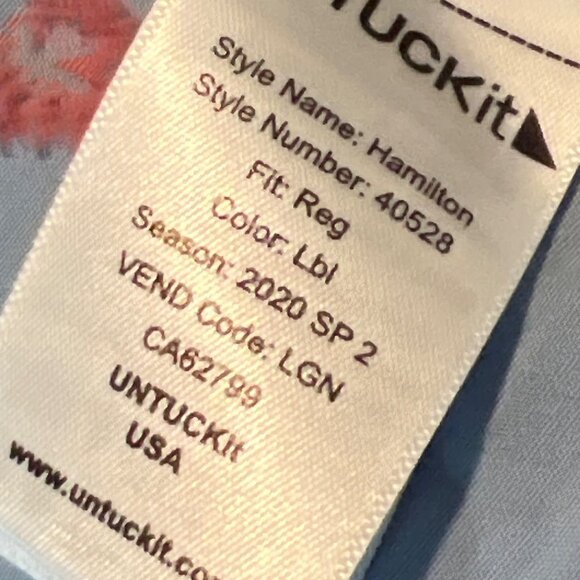 UNTUCKit Hamilton XX Large Mens Shirt Palm Trees Print Short Sleeve Casual - Picture 2 of 7